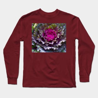 Giant purple kale Long Sleeve T-Shirt